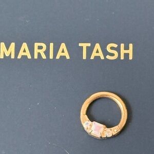 Maria TASH 14g 8mm Opal Titanium Horizontal Princess Clicker